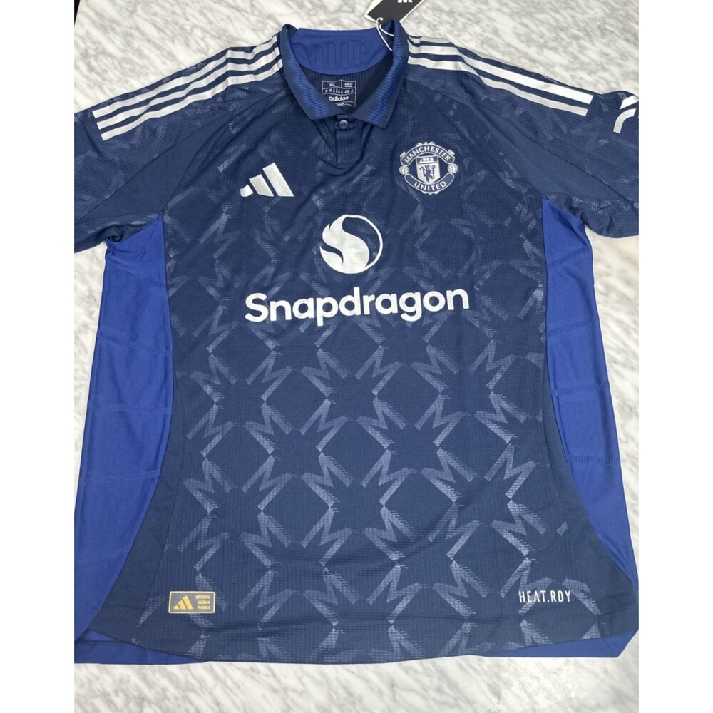 adidas Manchester United 24/25 Uk Away Authentic Jersey top IU1391 Men's XL NEW